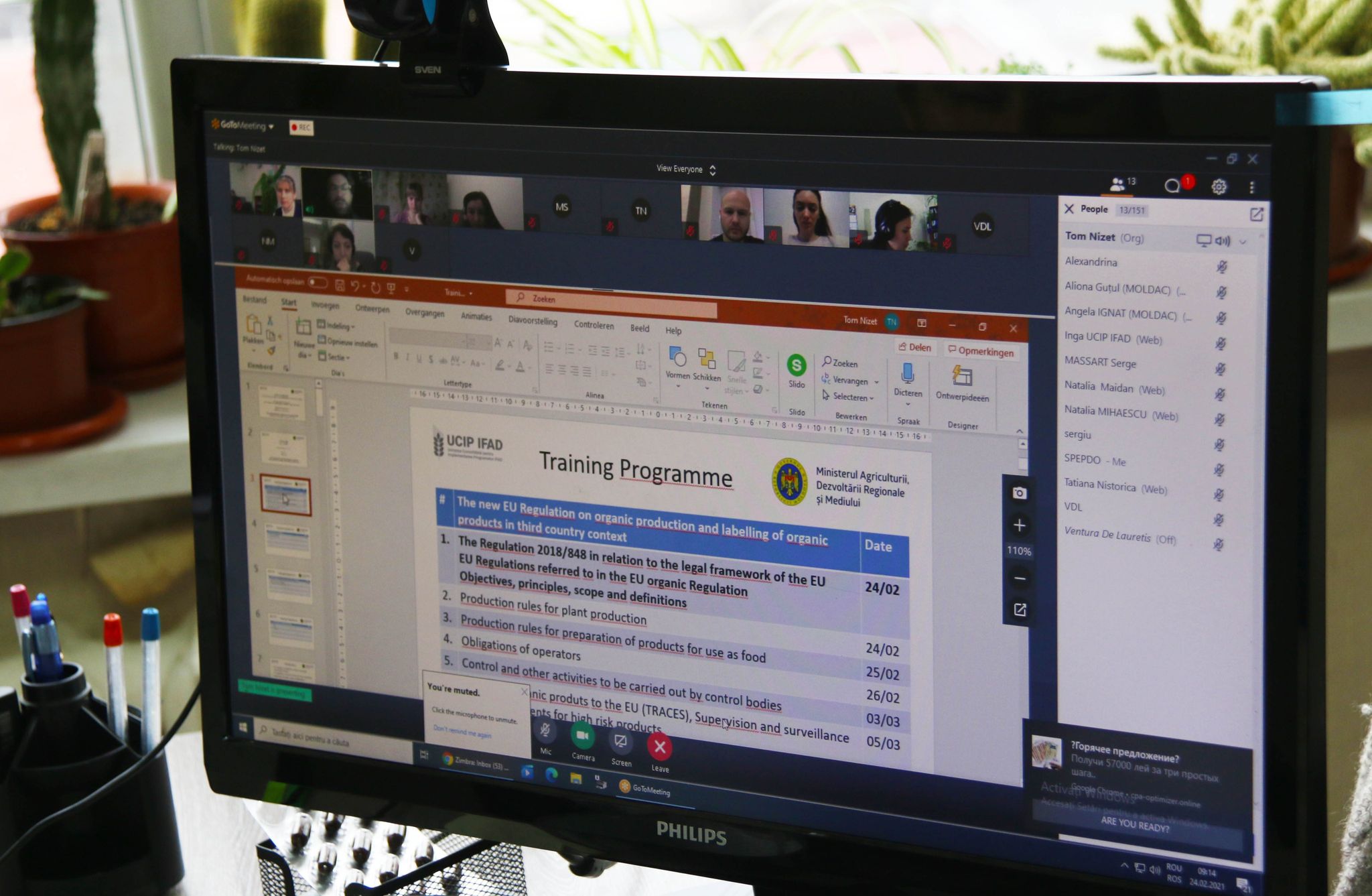 Instituțiile naționale de acreditare și de control își consolidează capacitățile în domeniul agriculturii ecologice pentru a fi recunoscute de Uniunea Europeană