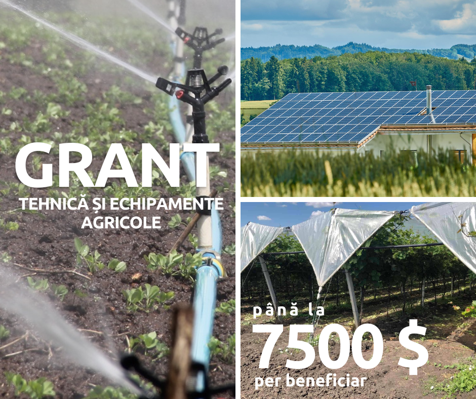 Grant pentru tehnică și echipament agricol