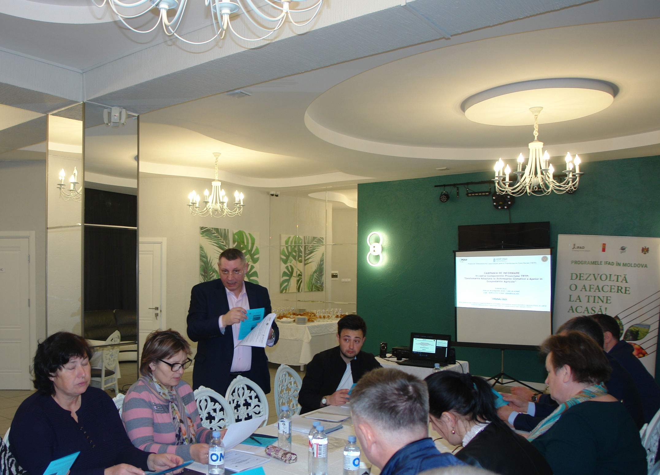 Oportunități de finanțare în sectorul irigării la scară mică pentru raioanele Orhei şi Teleneşti oferite de Unitatea Consolidată pentru Implementarea Programelor IFAD