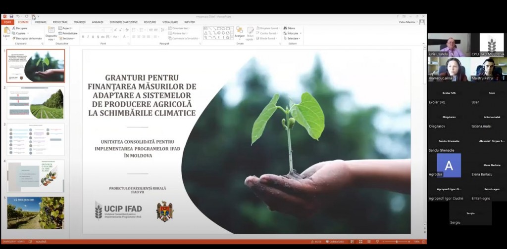 UCIP IFAD a prezentat furnizorilor de tehnică și echipament agricol condițiile de obținere a unui grant sau credit