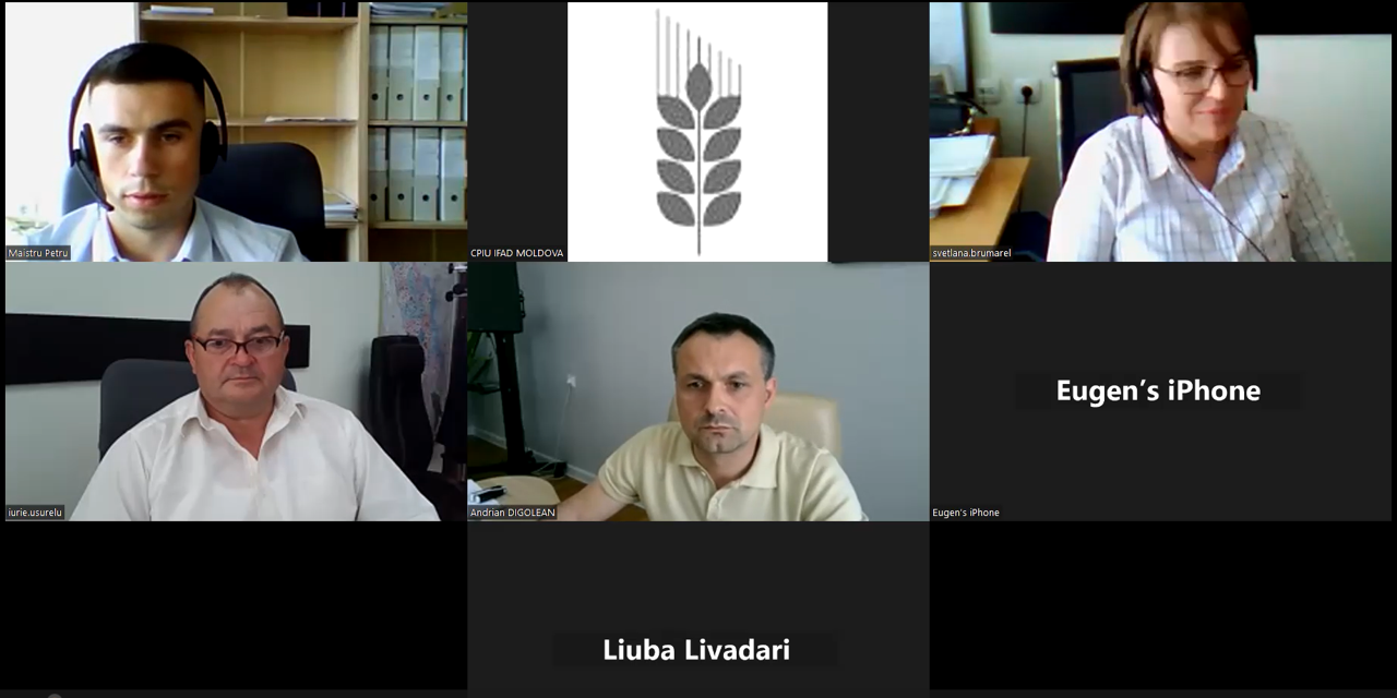 Ședința Comitetului de selectare a beneficiarilor și aprobare a granturilor finanțate din Proiectele IFAD