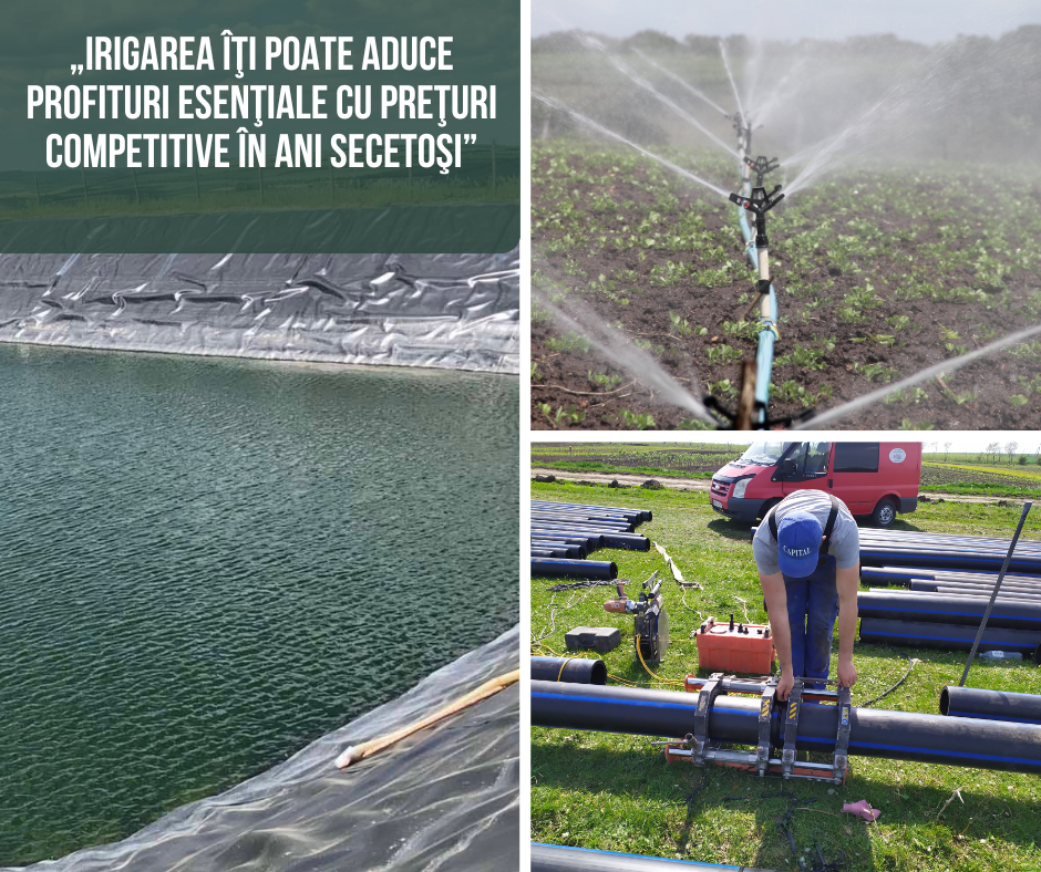 Granturi destinate micilor fermieri pentru construirea infrastructurii de irigare – vezi oportunitățile disponibile