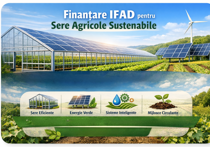 Finanțare IFAD pentru sere agricole sustenabile